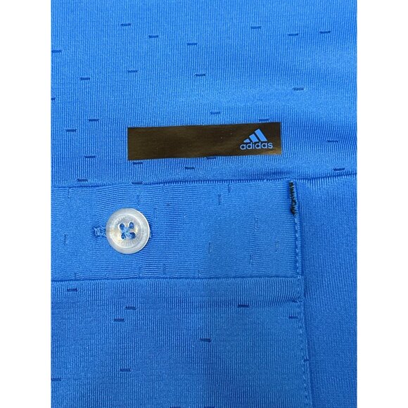 Adidas Puremotion CoolMax Golf Polo  Dark Blue Size Large Moisture Wicking MENS - Picture 4 of 8